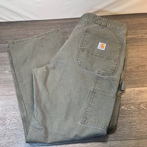 Carhartt Men's Green Cargo Pants 38x30